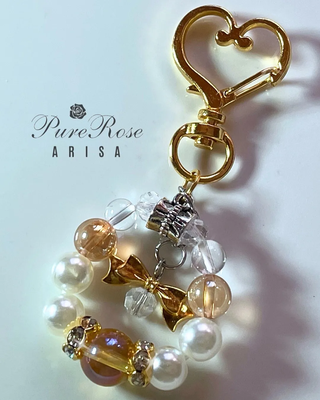 金運を招き幸運を引き寄せ人生が好転するゴールデンオーラのキーホルダー★埼玉県N.Y様