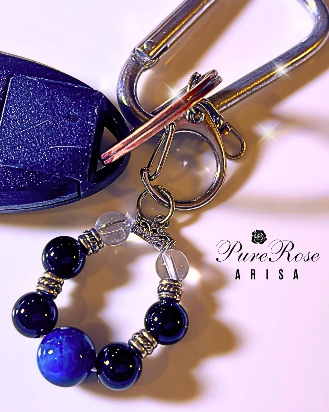 オニキスとタイガーアイのキーホルダーに念の追加★恋愛系の念★埼玉県M.O様