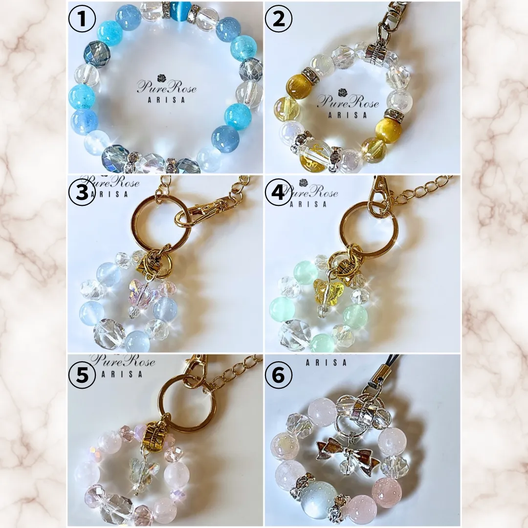 念入りパワーストーンアクセサリー★発送商品の一覧