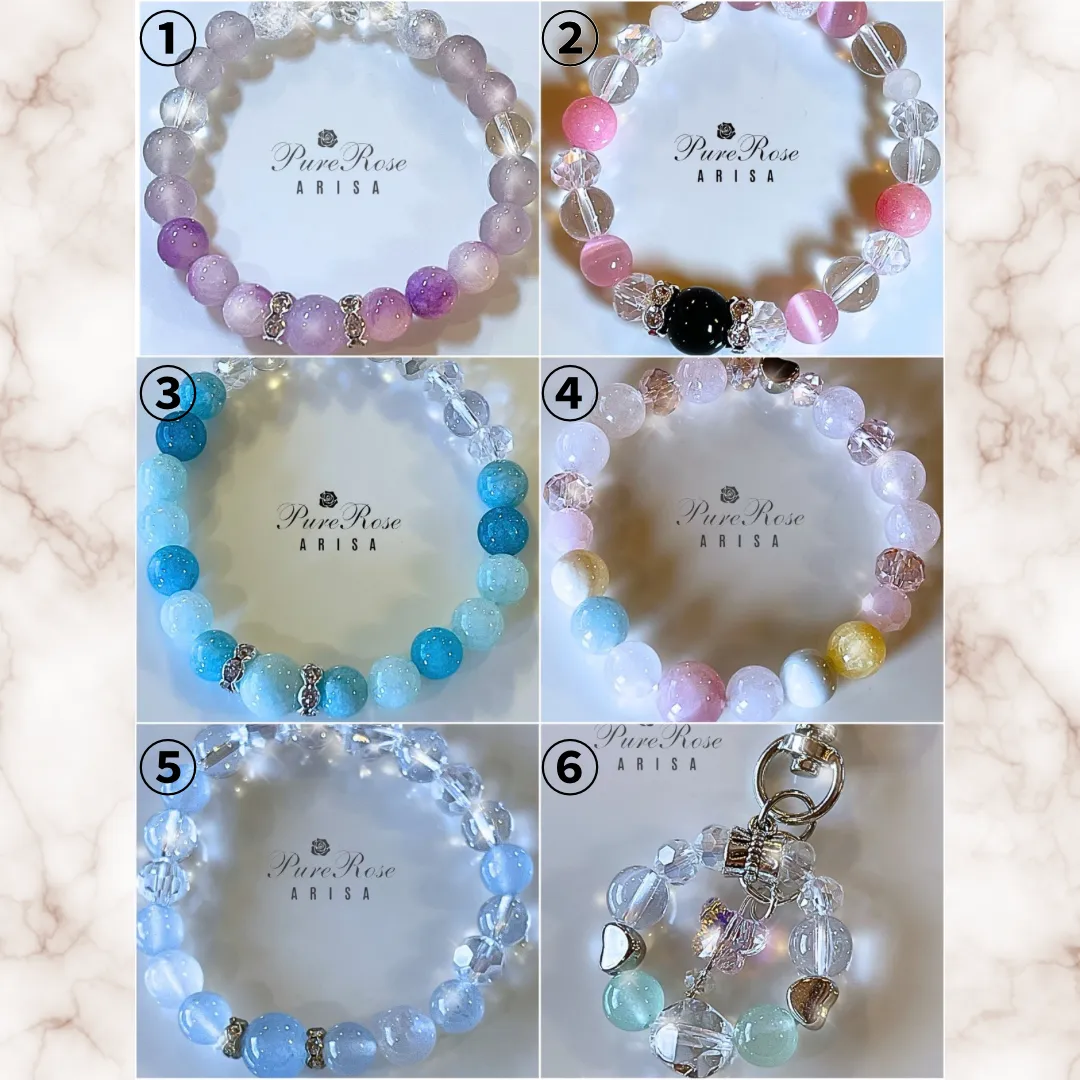 念入りパワーストーンアクセサリー★発送商品の一覧